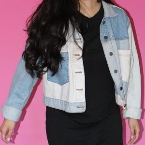 Urban Outfitters BDG L Patchwork Denim Jacket